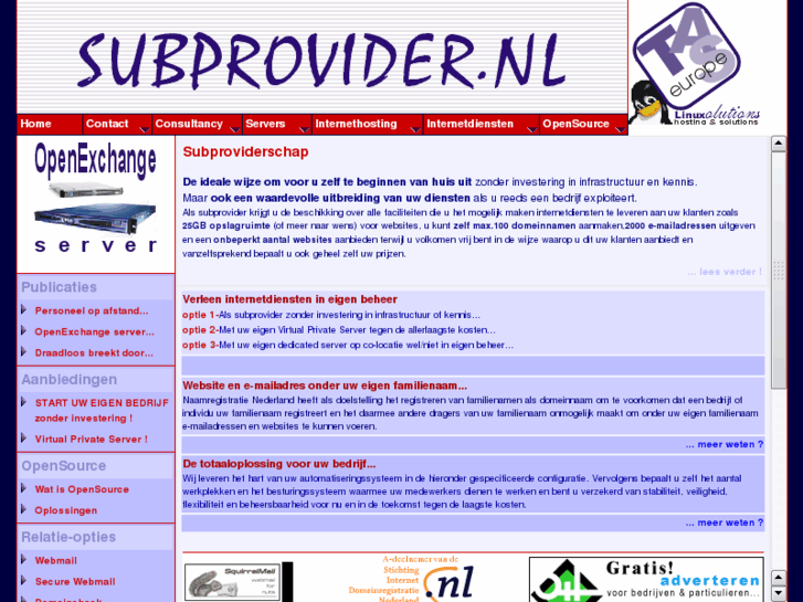 www.subprovider.nl