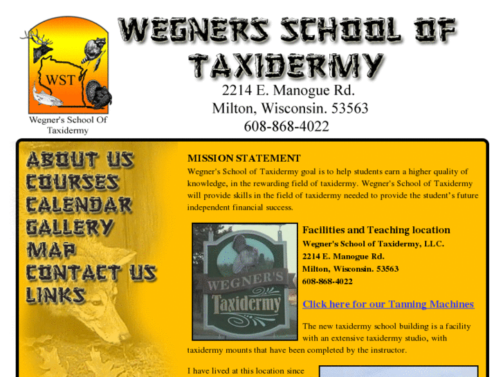 www.wegnersschooloftaxidermy.com