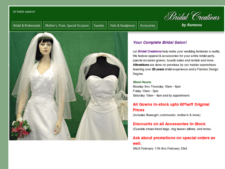 www.bridalcreationsonline.com