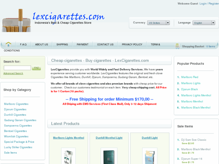 www.lexcigarettes.com