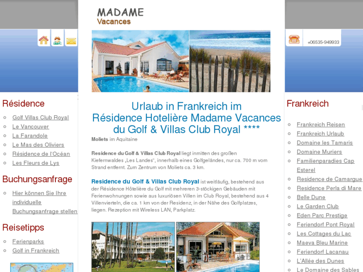 www.madame-vacances.de