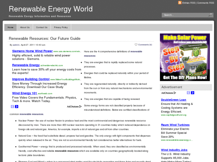 www.renewableenergyworld.info