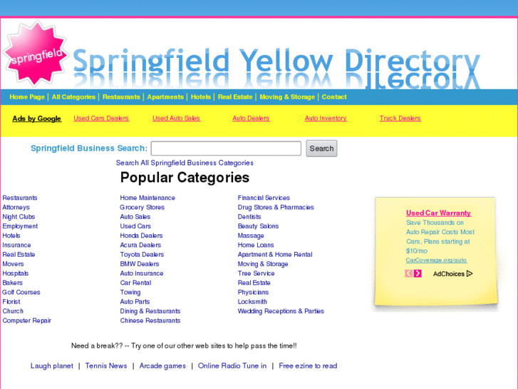 www.springfieldyellowdirectory.com