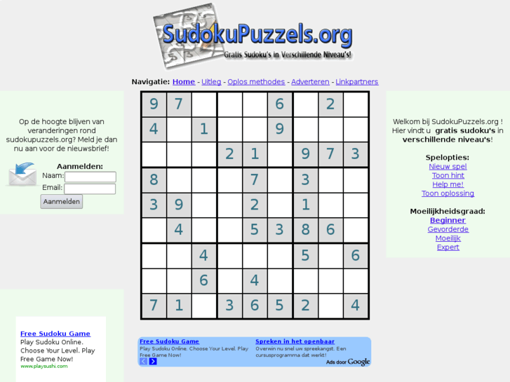 www.sudokupuzzels.org