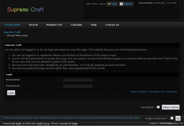 www.supremecraft.net