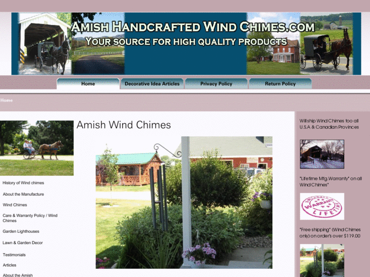 www.amishhandcraftedmetalwindchimes.com