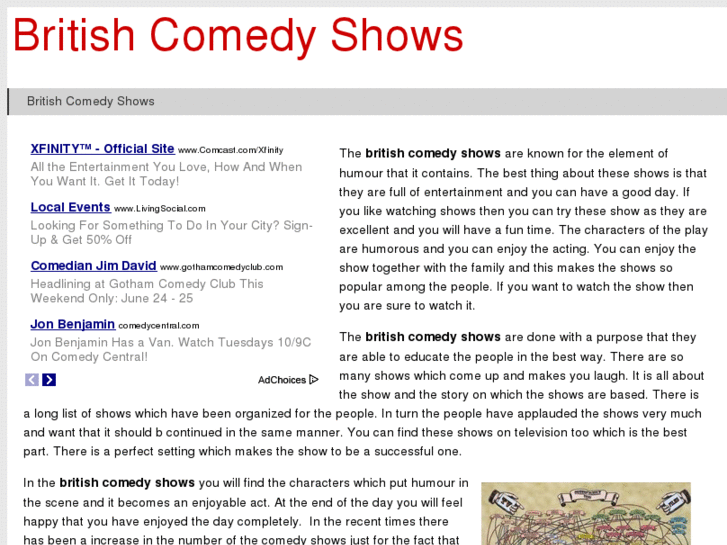 www.britishcomedyshows.com