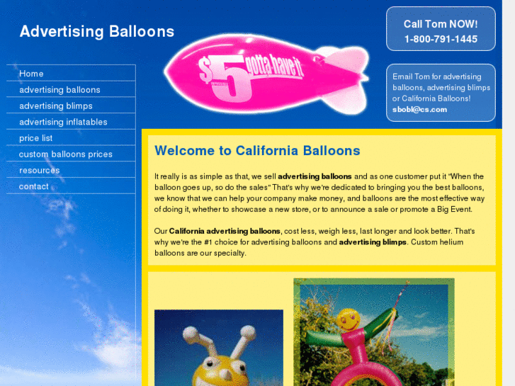 www.californiaballoons.com