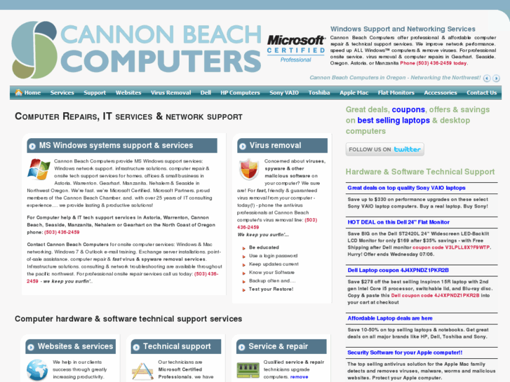 www.cannonbeachcomputers.com