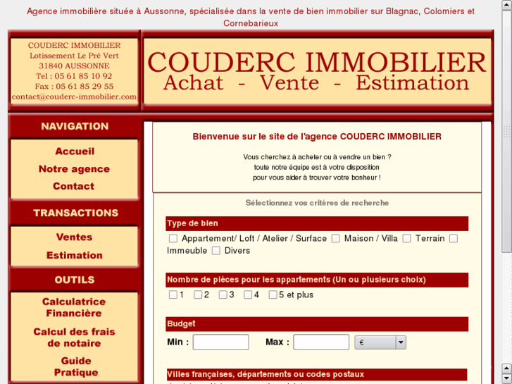 www.couderc-immobilier.com