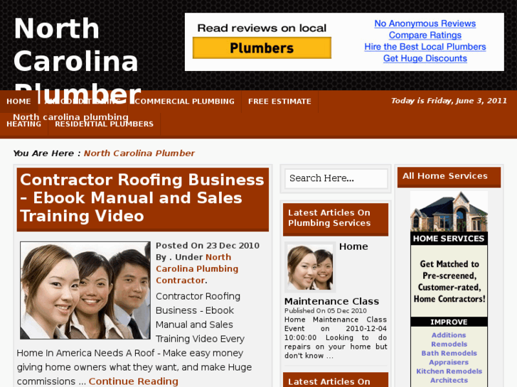 www.northcarolinaplumber.net