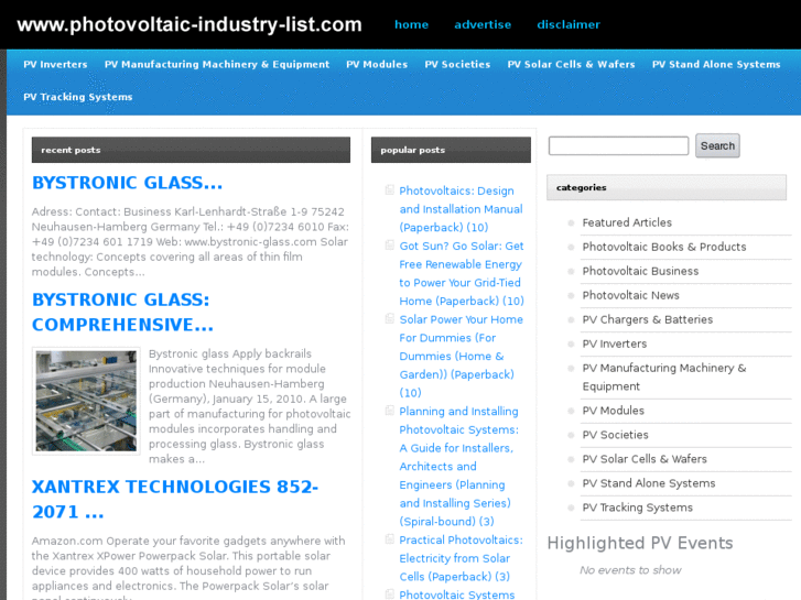 www.photovoltaic-industry-list.com