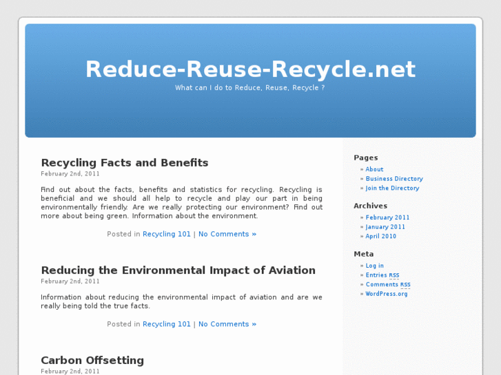 www.reduce-reuse-recycle.net