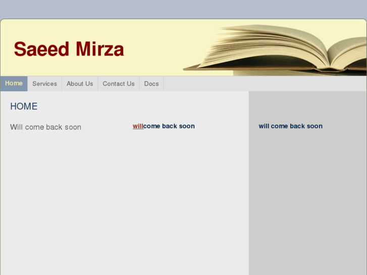 www.saeedmirza.com