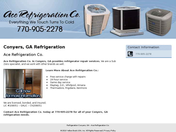 www.acerefrigerationonline.com