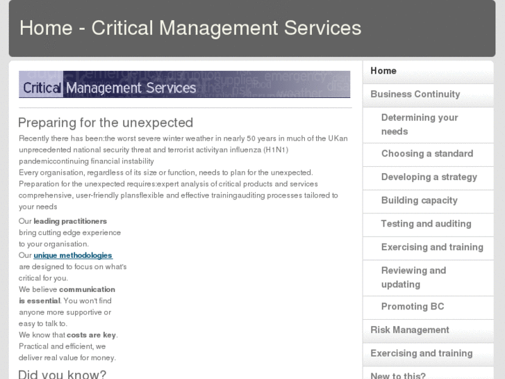 www.criticalmanagementservices.com