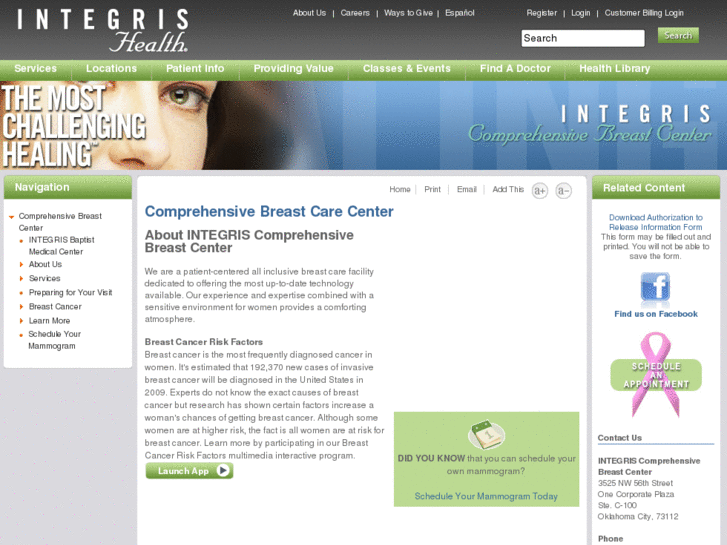 www.integrisbreastcenter.com