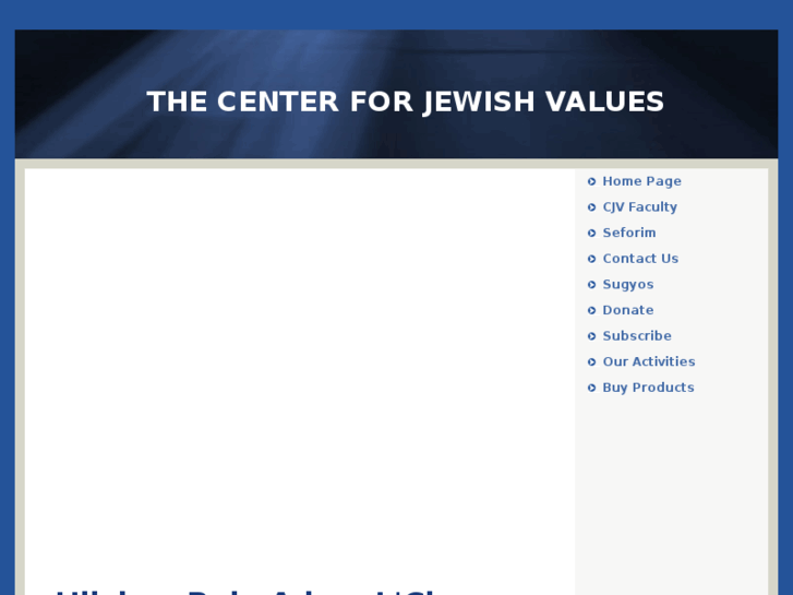 www.jewishvalues.us