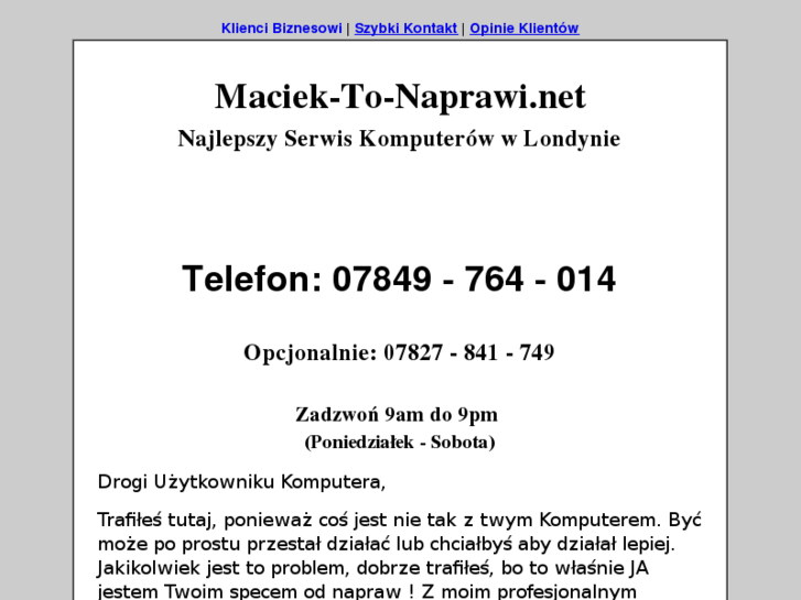 www.maciek-to-naprawi.net