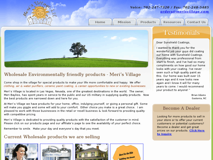 www.merisgreenproducts.com