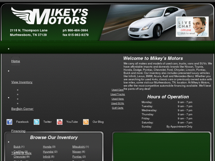 www.mikeysmotors.com