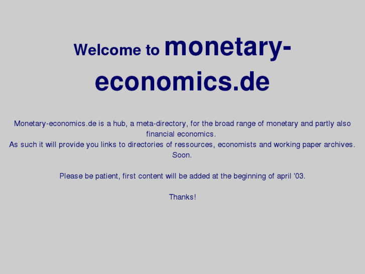 www.monetary-economics.de