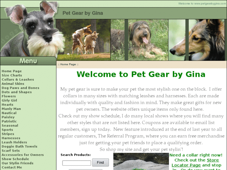 www.petgearbygina.com