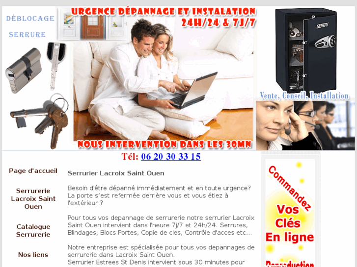 www.serrurierlacroixsaintouen.com