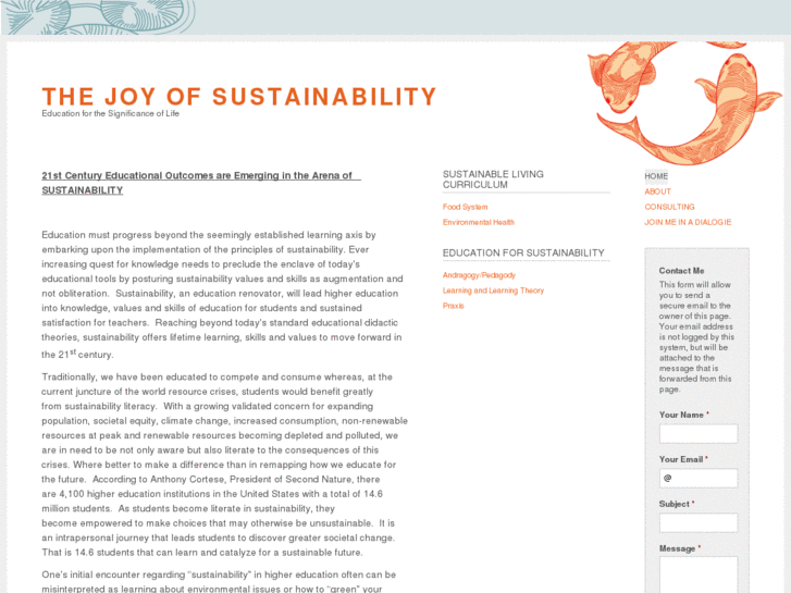 www.thejoyofsustainability.com