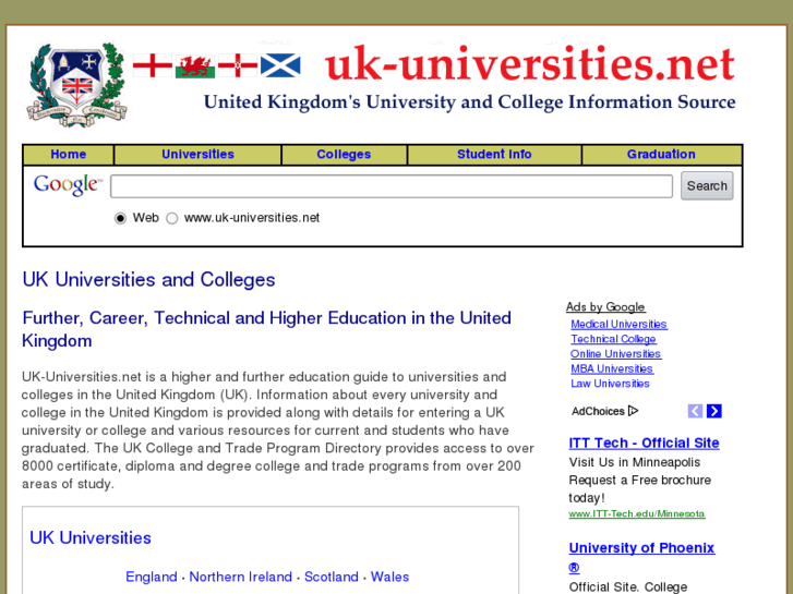 www.uk-universities.net