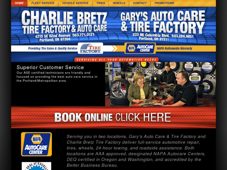 www.charliebretztirefactory.com