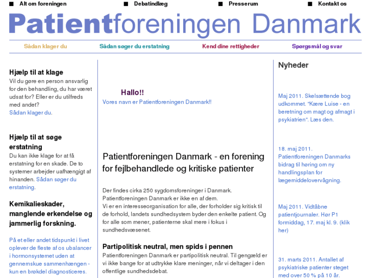 www.patientforeningen-danmark.dk