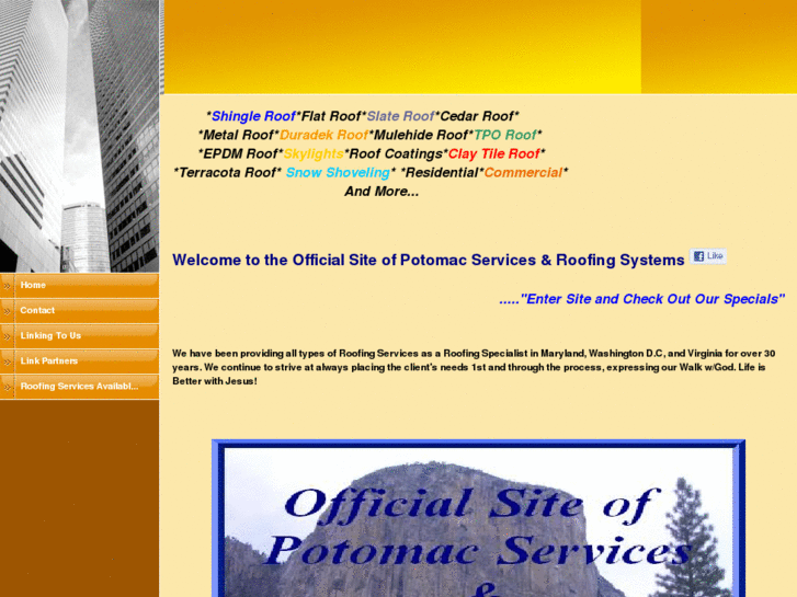 www.potomacservicesandroofingsystems.info