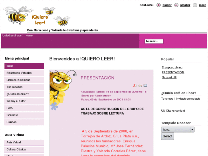 www.quieroleer.es