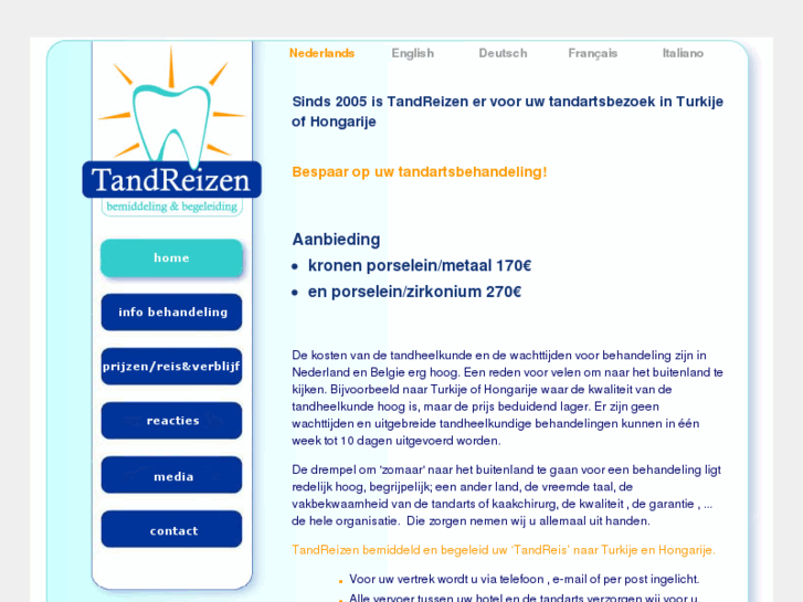 www.tand-reizen.nl