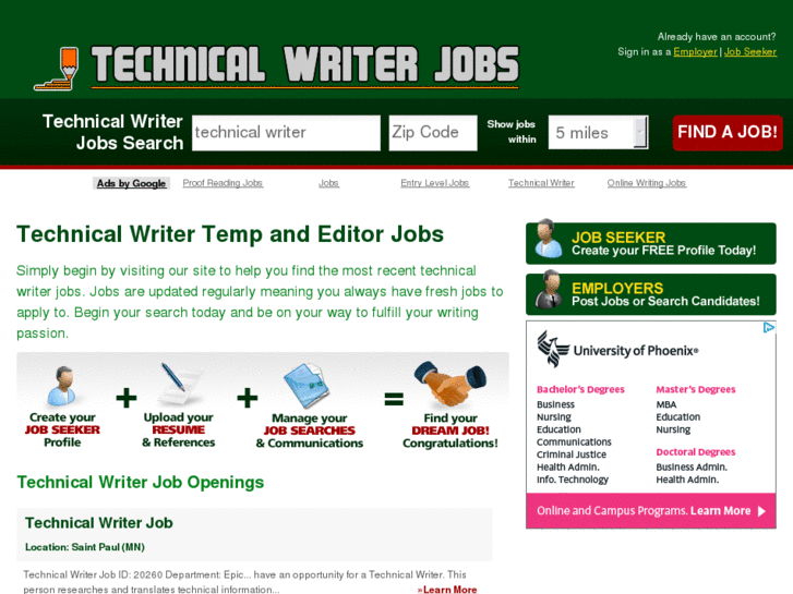 www.technicalwriterjobs.net