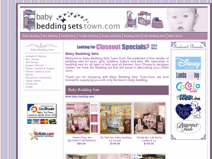 www.babybeddingsetstown.com