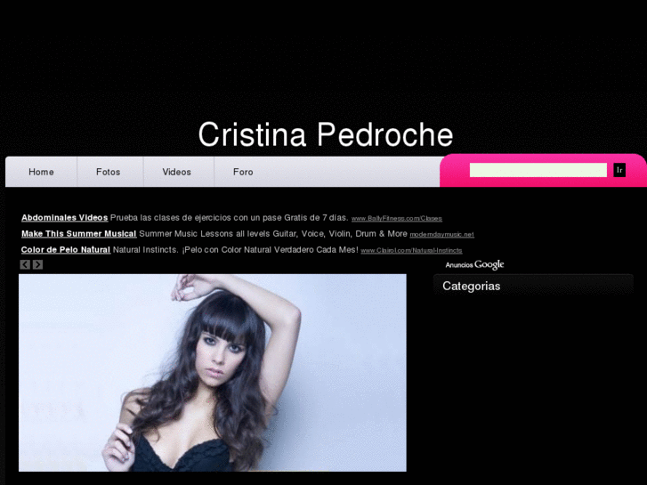 www.cristinapedroche.net