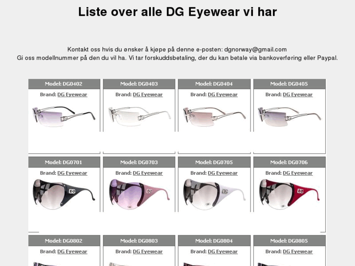 www.dg-eyewear.net