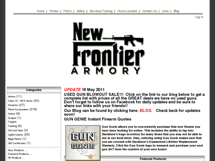 www.newfrontierarmory.com