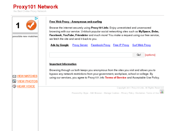 www.proxy101.info