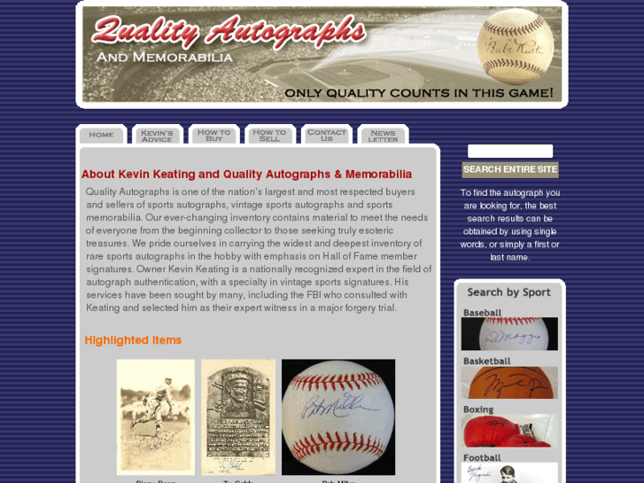 www.qualityautographs.com