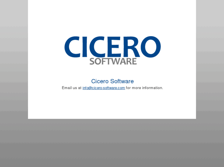 www.cicero-software.com