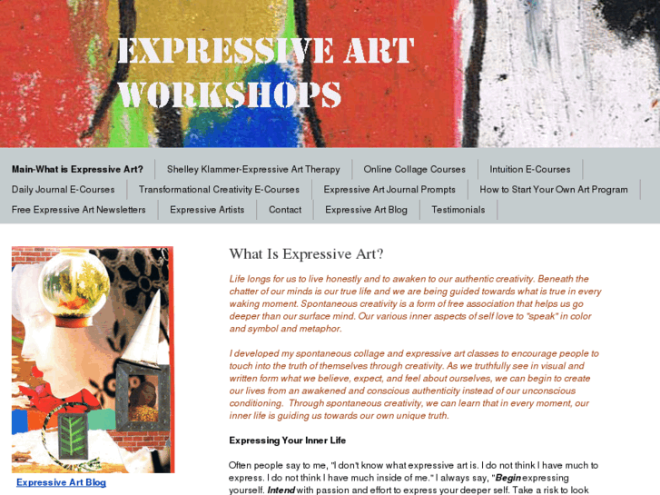 www.expressiveartworkshops.com