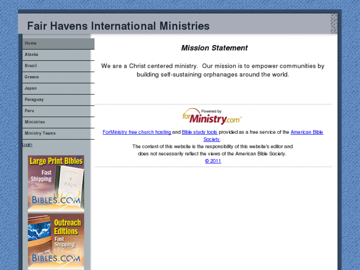 www.fairhavensministry.org