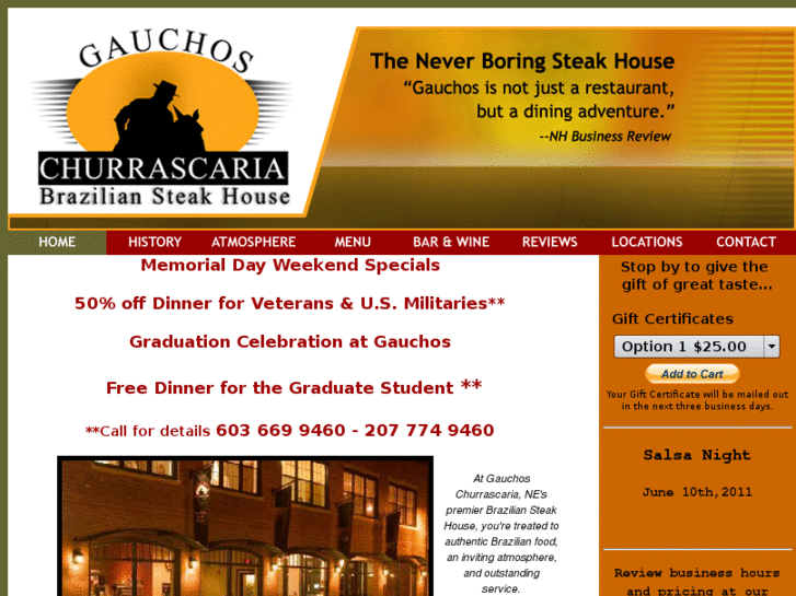 www.gauchosbraziliansteakhouse.com