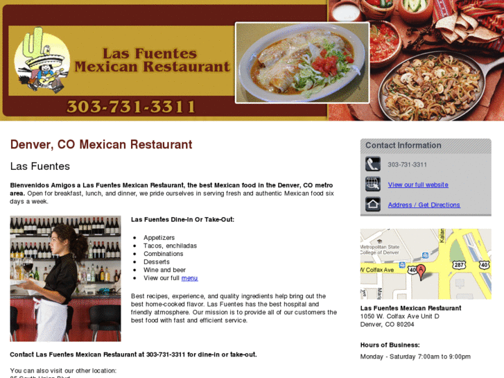 www.lasfuentesmexicanfood.net