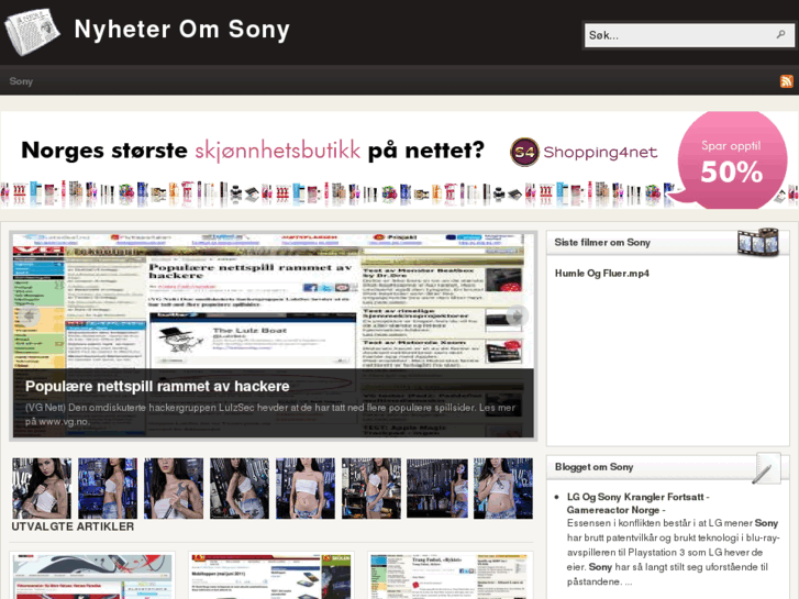 www.nyheteromsony.com