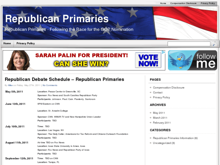 www.republicanprimaries.net