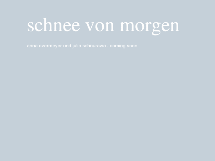 www.schneevonmorgen.net